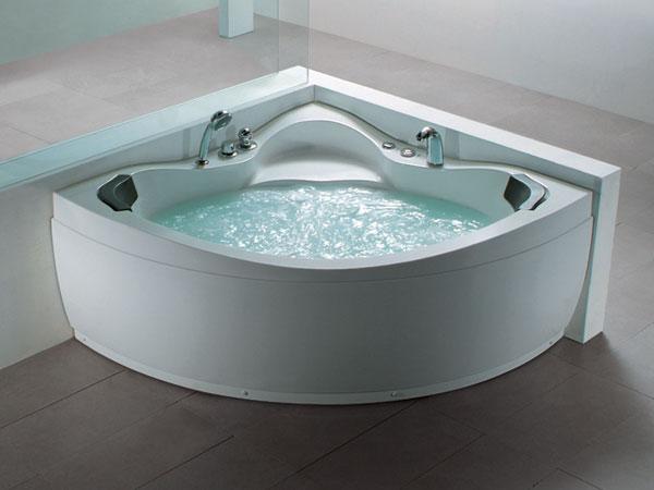 Baignoire hydromassage de luxe GUYANA (139x139x65cm)